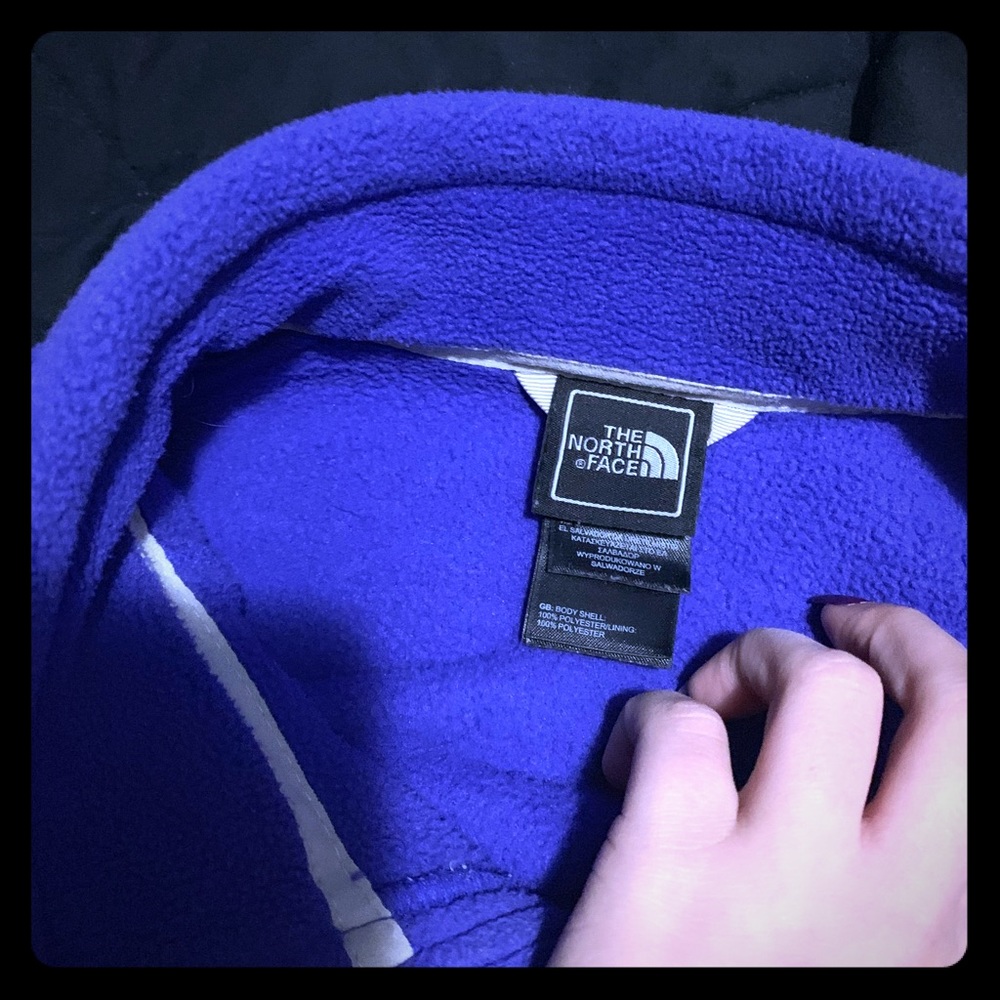 North Face zip up fleece
